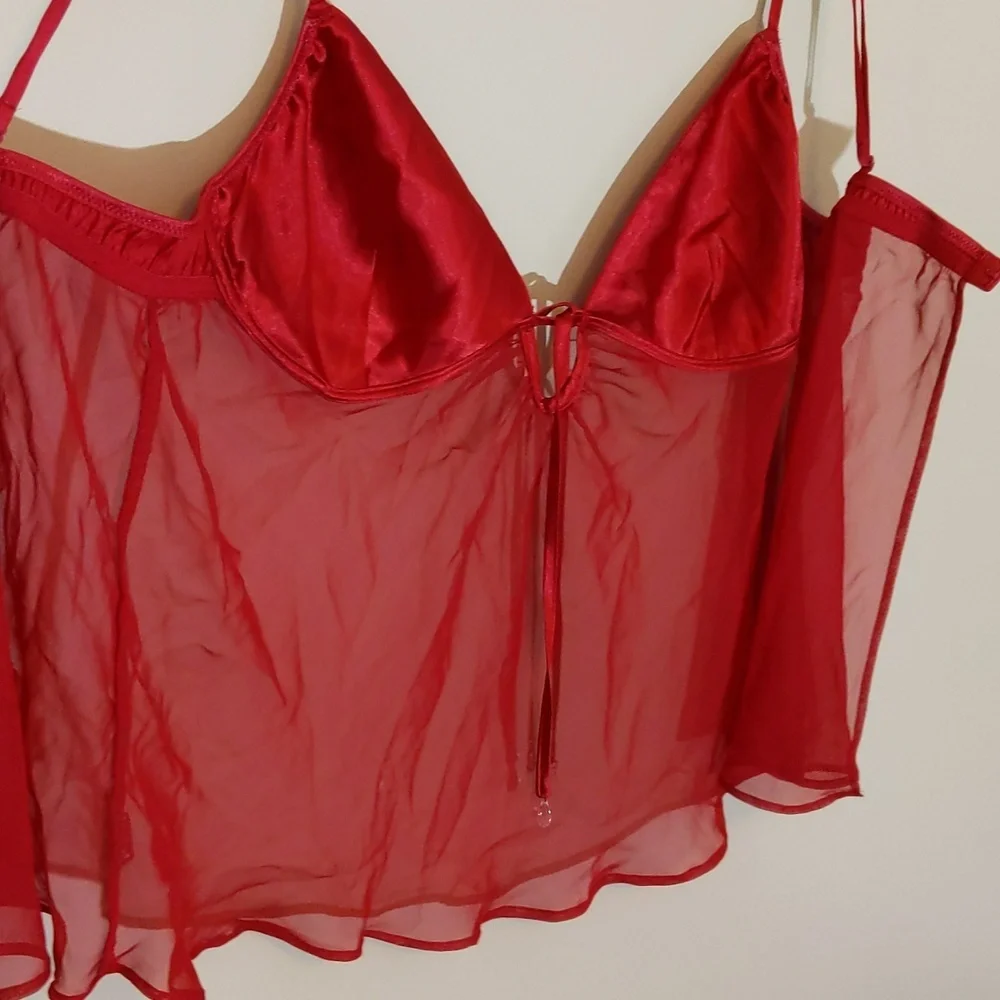 La Senza| Valentine Red Baby Doll Camisole - Picture 3 of 12